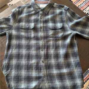 The Normal Brand Gray/Green/Black Flannel Large